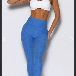 Bombshell Sportswear XL light blue 7/8 Leggings / Butt Scrunch + Side Pockets